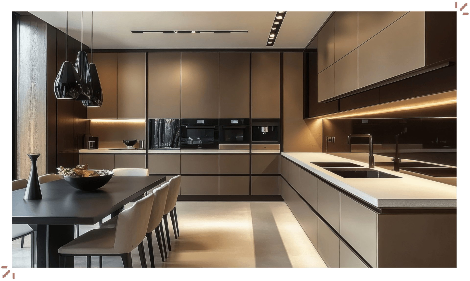 Completed kitchen installation